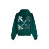 FW20 Caravaggio Loose Hooded Pullover Men Green