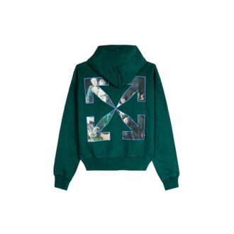 FW20 Caravaggio Loose Hooded Pullover Men Green