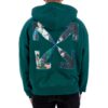 FW20 Caravaggio Loose Hooded Pullover Men Green
