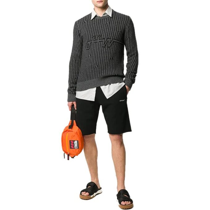 FW20 Chainsaw worker Sports Shorts Men Black