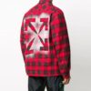 FW20 Cotton Arrows Printing Jacket Men Red