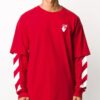 Fw20 Diagonal Stripe Layered Sleeve Swea