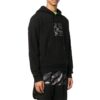 FW20 Embroidery Hooded Pullover Men Black