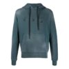 FW20 Fade Applique Hooded Sweater Green