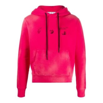 FW20 Fade Logo Hooded Sweater Pink