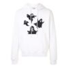 FW20 Ghost Printing Hooded Pullover Men White