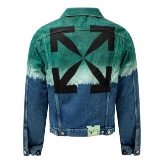 Fw20 Gradient Tie Dye Denim Jacket