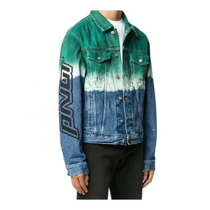 Fw20 Gradient Tie Dye Denim Jacket