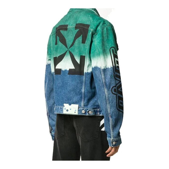 Fw20 Gradient Tie Dye Denim Jacket