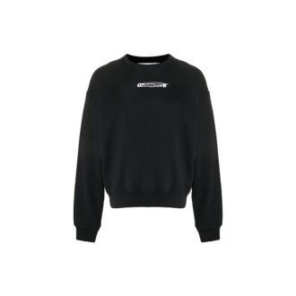 FW20 Hand Painted Graffiti Printing Pullover Men Black