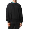 FW20 Hand Painted Graffiti Printing Pullover Men Black
