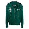 FW20 Kiss 21 Zipper Hooded Jacket Men Green