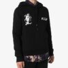 FW20 Kissing Printing Hooded Pullover Men Black
