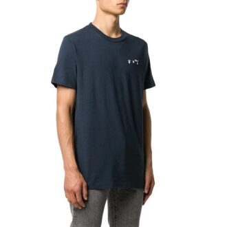 FW20 Logo Applique Short-sleeve Tee Men’ s Grey/White