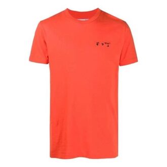 FW20 Logo Applique Short-sleeve Tee Men’ s Orange