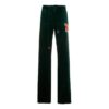 FW20 Logo-Patch Velvet-Effect Trousers