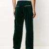 FW20 Logo-Patch Velvet-Effect Trousers