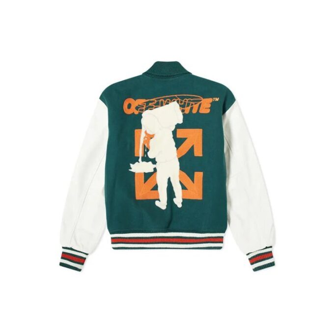 Fw20 Logo Patches Varsity Jacket