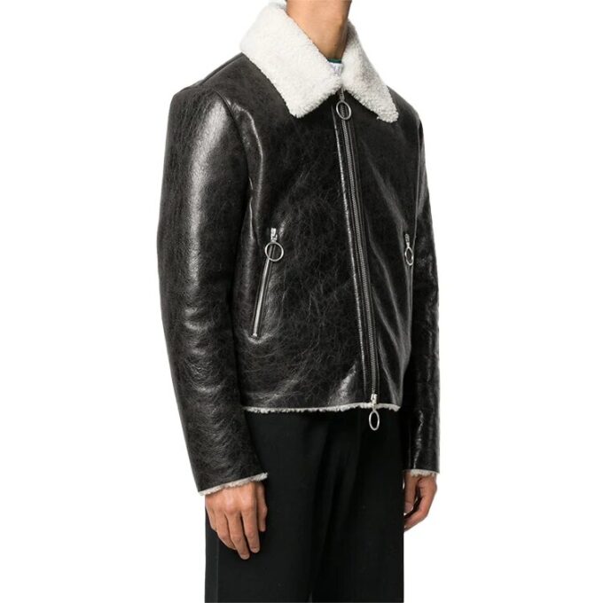 FW20 Logo Print Aviation Jacket