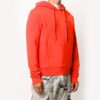 FW20 Logo Printing Hooded Pullover Men Orange