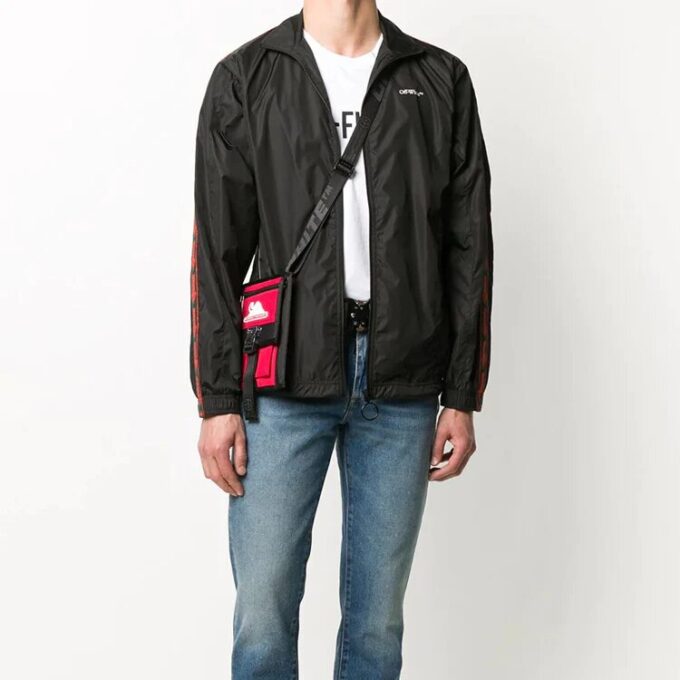 FW20 Logo Printing Jacket Men Black