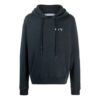 FW20 Logo Printing Loose Hooded Pullover Men Grey