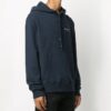 FW20 Logo Printing Loose Hooded Pullover Men Grey