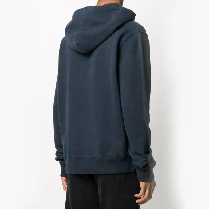 FW20 Logo Printing Loose Hooded Pullover Men Grey