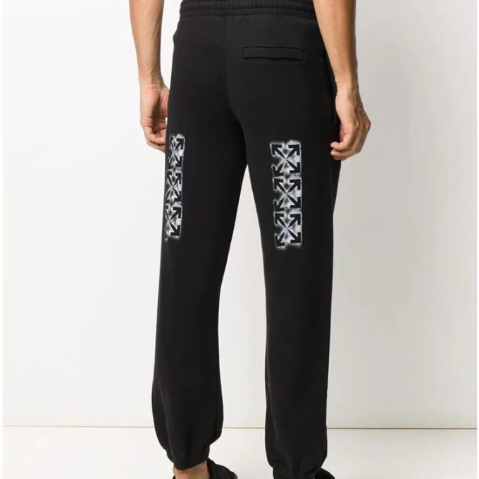FW20 Logo Printing Trousers Men Black
