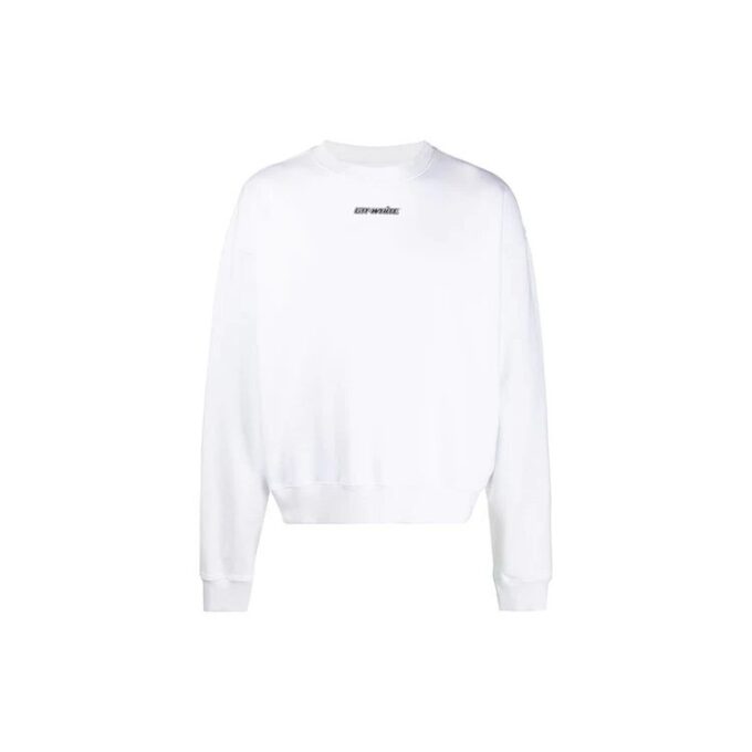 FW20 Marker Arrows Loose Sweater Men White