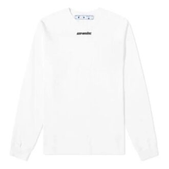 FW20 Marker Arrows Printing Pullover Men White