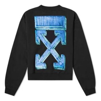 FW20 Marker Arrows Pullover Men Black
