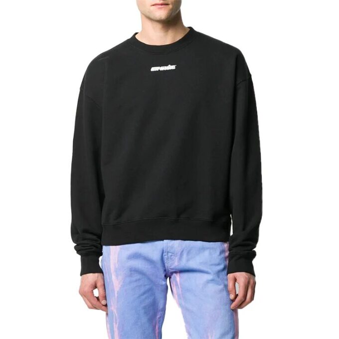 FW20 Marker Arrows Pullover Men Black