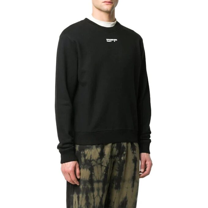 FW20 Masked Face Arrow Sweatshirt “Black White”
