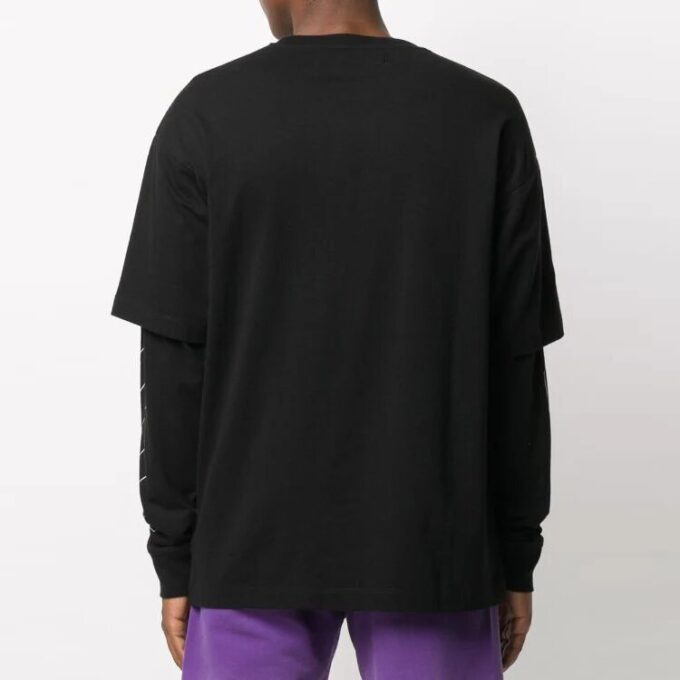 FW20 Mens Layered Logo-Print Long Sleeve