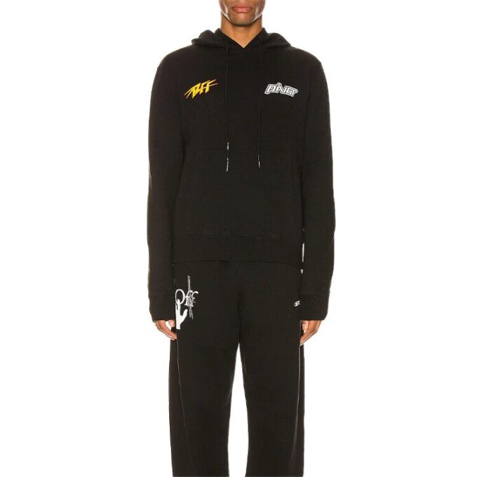 FW20 Mens Thunder Letter Slim Logo Sweater