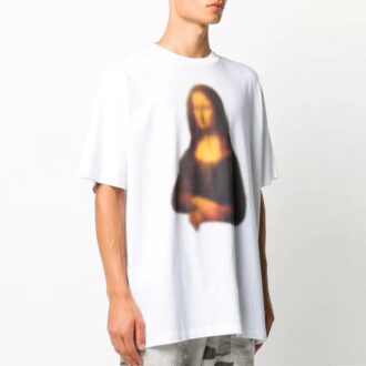 FW20 Mona Lisa Applique Tee Men’ s White