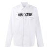 FW20 Non-Fiction Printing Long-sleeved Shirt Men White