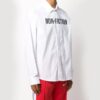 FW20 Non-Fiction Printing Long-sleeved Shirt Men White