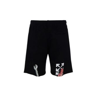 FW20 Pascal Applique Casual ShortsMen’ s Black