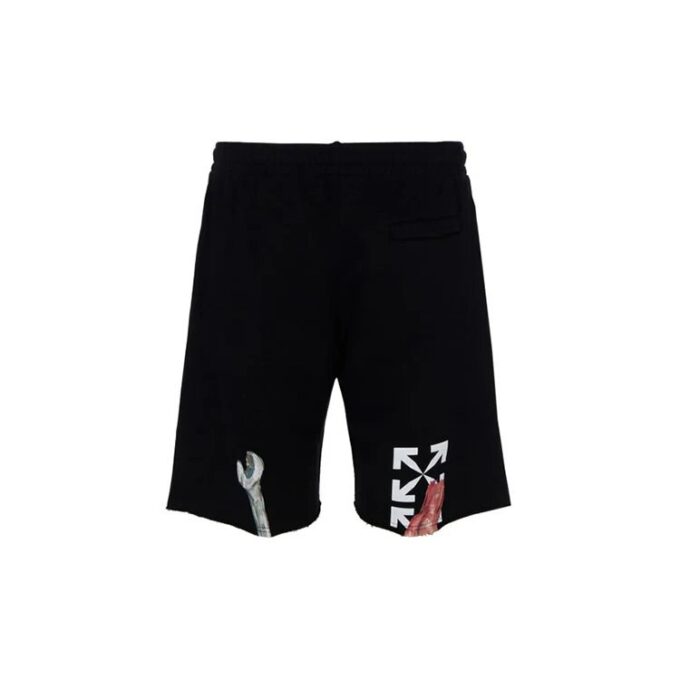 FW20 Pascal Applique Casual ShortsMen’ s Black