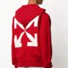 FW20 Pascal Printing Hooded Pullover Men Red