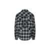 FW20 Plaid Hooded Long-sleeve Coat Men’ s Black