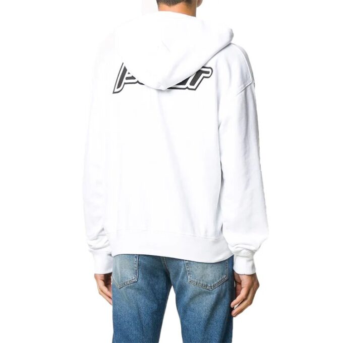 FW20 Printing Pullover Men White