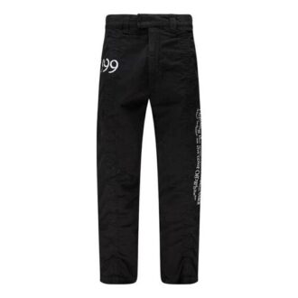 FW20 Printing Trousers Men Black
