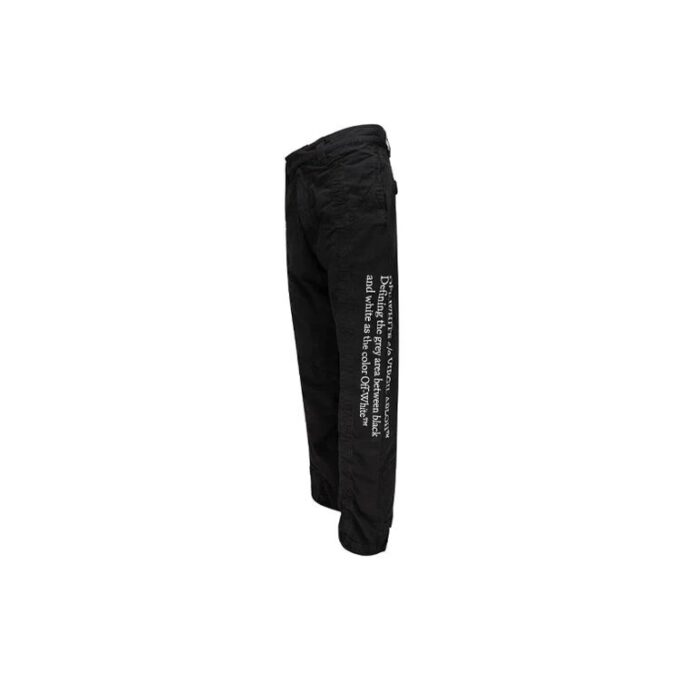 FW20 Printing Trousers Men Black