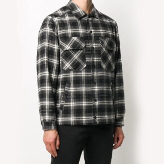 FW20 Stencil Arrow Checked Shirt Jacket