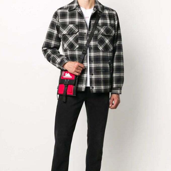 FW20 Stencil Arrow Checked Shirt Jacket