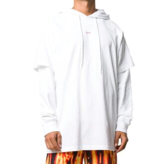 FW20 Stencil Arrow Print Layered Sleeve