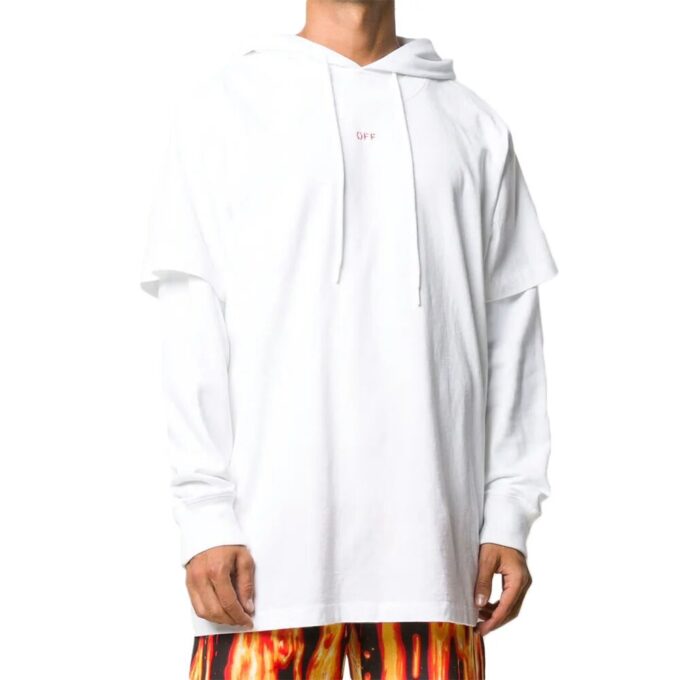 FW20 Stencil Arrow Print Layered Sleeve